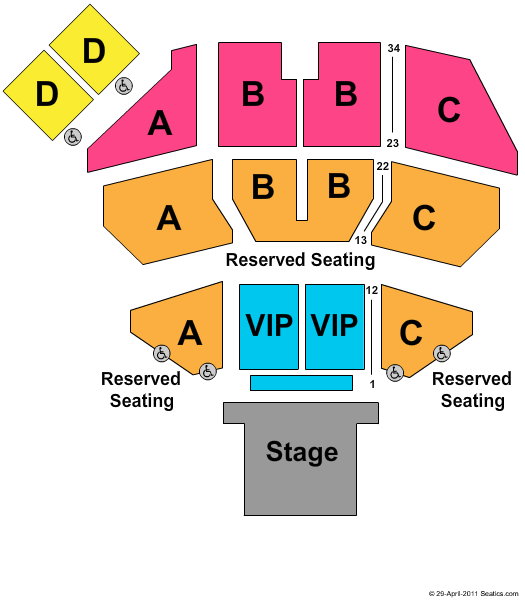 Tulalip Amphitheatre Doobie Stage Seating Chart